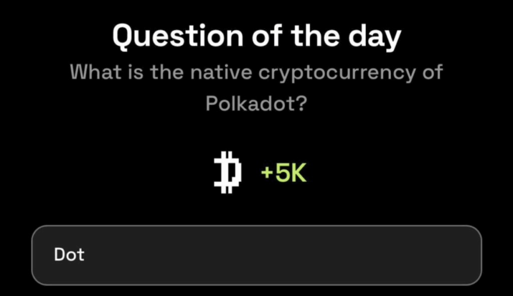 Dropee Question of the Day 25 May 2025